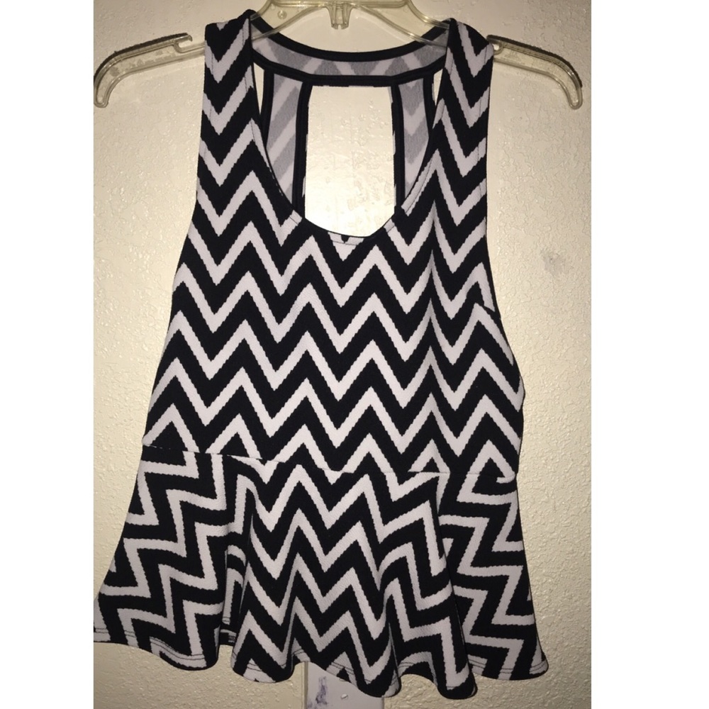 Black and white top